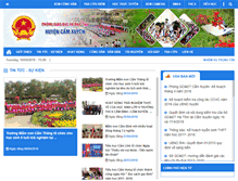 Tablet Screenshot of camxuyen.edu.vn